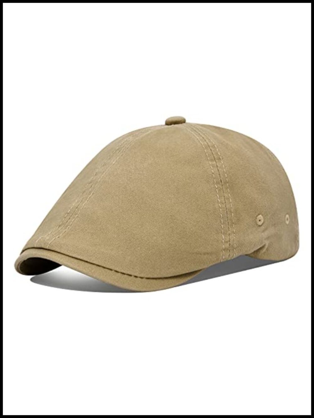 VOBOOM Cotton Flat Cap Newsboy Cabbie Ivy Hunting Hat Adjustable Stretch